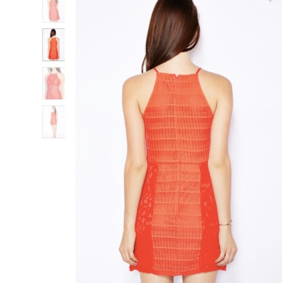 Topshop | Red Crochet Dress - Picture 2 of 8
